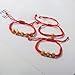 Bracelet Year Of The Snake Red Rope Design Adjustable for Women Men Handmade Lucky Charm Cultural Fashion Accessory Gift (Red C)