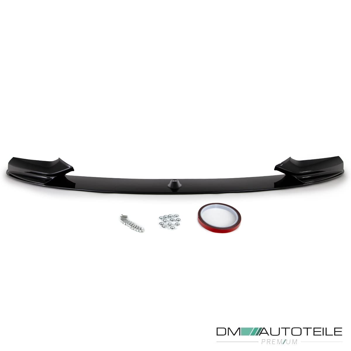 DM Autoteile 2-91469 Frontspoiler 3-teilig Lippe Sport-Performance Hochglanz schwarz kompatibel für BMW 5er F10 F11 M-Paket