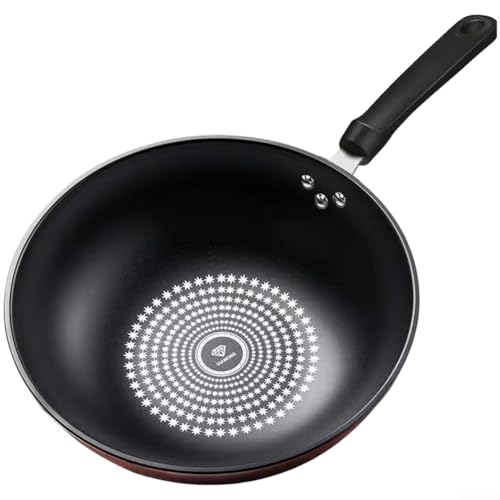 Sartén alemana recubierta de diamante para uso con cocinas de inducción y estufas de gas, con diseño multicapa y estructura ligera para una cocción eficiente (A-28 cm)