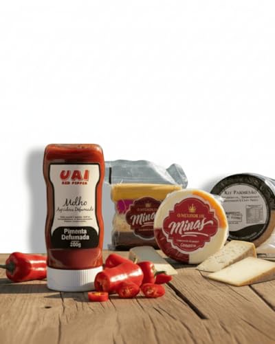Kits de Queijos Mineiros e Defumados 1,9kg + Geleia de Pimenta Defumada