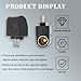 Piburth Universal AC to DC Car Cigarette Lighter Socket Adapter Converter, DC 12V 500mA Vehicle Power Inverters, Power Supply Transformer Wall Plug for Car Electronics