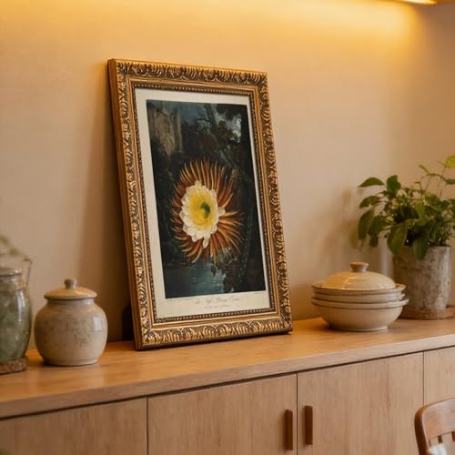 Impression sur toile Temple de Flora tableau de nuit avec cadre - 6