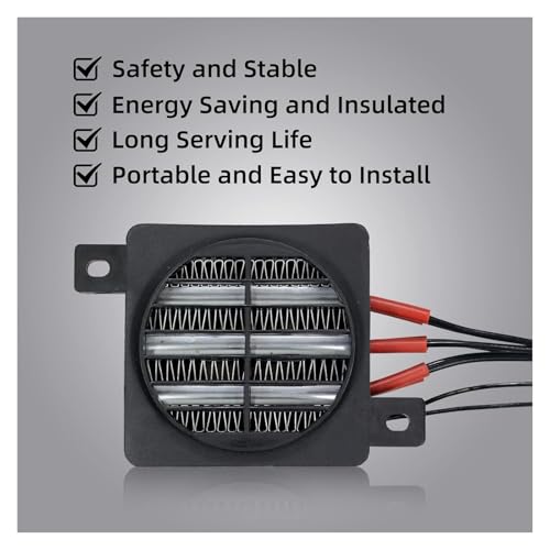 Calefactor Eléctrico Cerámico PTC 110V 350W miniatura 5
