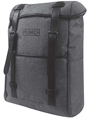 Munich Tech Business Mochila Tipo Casual  41 cm  22 litros  Gris