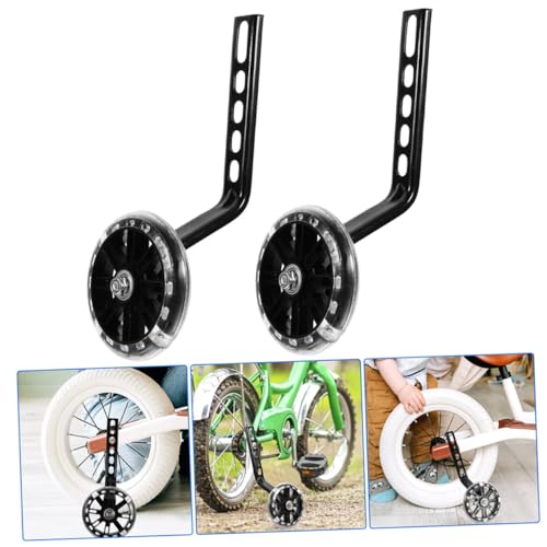 Ruedas de Entrenamiento OSALADI para Bicicleta 4 piezas, Ruedas Auxiliares Resistentes al Desgaste, Estabilizadores Ajustables para Equilibrio y Seguridad en la Conducción miniatura 7
