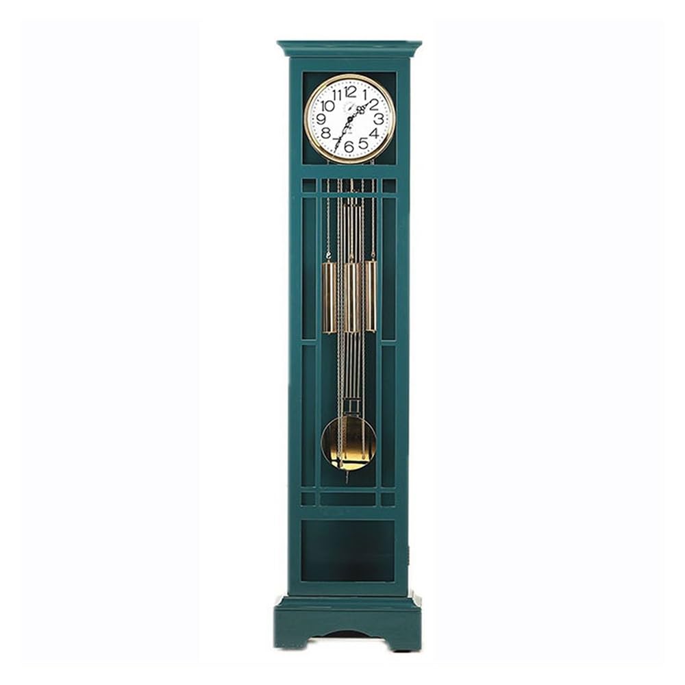 Lizhuzhuzs28 One Color Home Wooden Standing Clocks Retro Grandfather Clock Décor