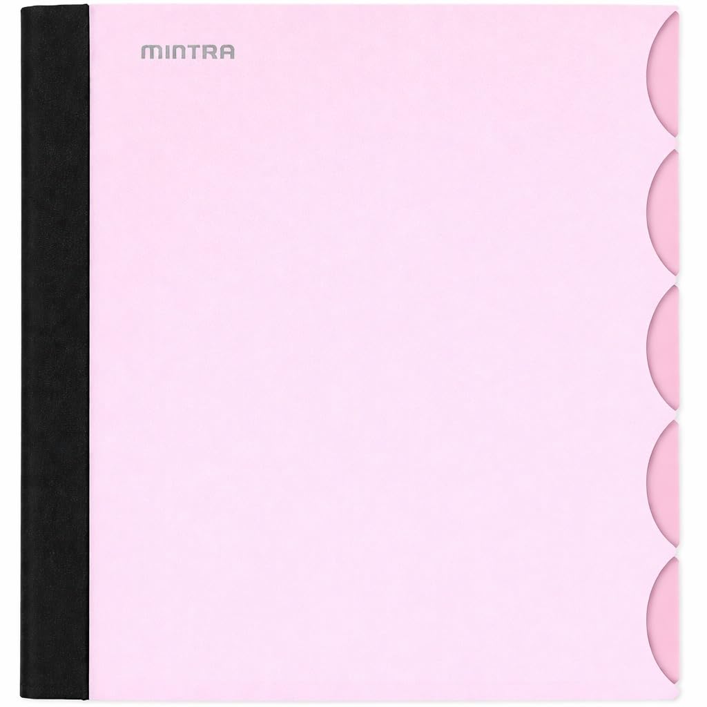 Mintra Office Durable PREMIUM Spiral Notebook (Spring Pink, 5 Subject (8.5in x 11in)) โ image 1