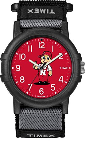 Image of Timex Unisex Collegiate Recruit 38mm Watch - Tennessee Volunteers with Black Fabric Strap