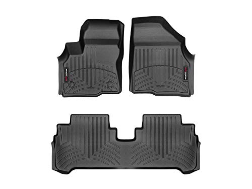WeatherTech Custom Fit FloorLiner for Chevrolet Bolt EV - 1st & 2nd Row (Black)