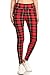 Leggings Depot High Waisted Plaid & Wild Print Leggings for Women-3