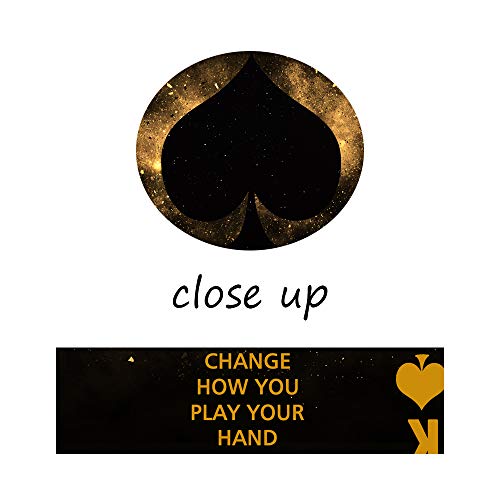 Modern Wall Painting Art Decor King Card Poker Creative Painting Quotes Art Prints Canvas Wall Art Poster Wall Painting Motivational Artwork Decor Home Living Room Office Gift - 28''Wx44''H #TOP5