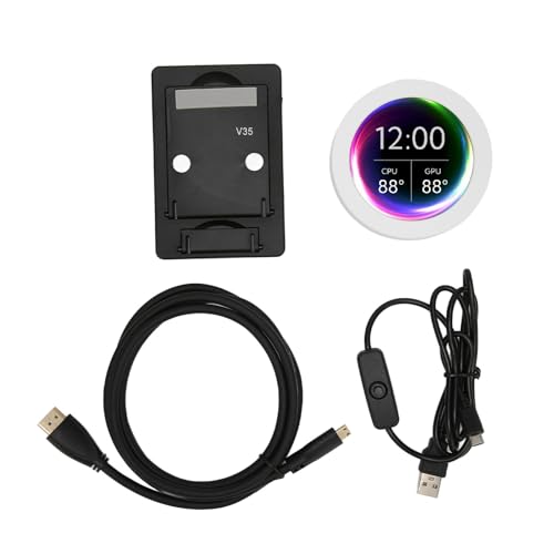Moniteur de RAM d'ordinateur HD 2,8 pouces avec 3 modes de gradation et connexion USB pour PC