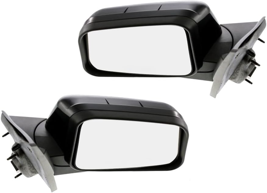 KarParts360 For Ford Edge 2007 Door Mirror Driver And Passenger Side | Pair | Power | Non-Heated | Paint To Match | Excluded Puddle Light | For FO1320320, FO1321320 | 7T4Z17683BC, 7T4Z17682BC