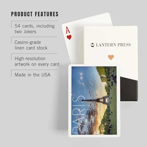 Baraja de Poker 52 cartas París Torre Eiffel miniatura 3
