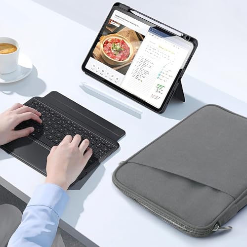 TiMOVO 9-11" Tablet Sleeve for iPad A16 & Galaxy Tab, Dark Gray - image 7