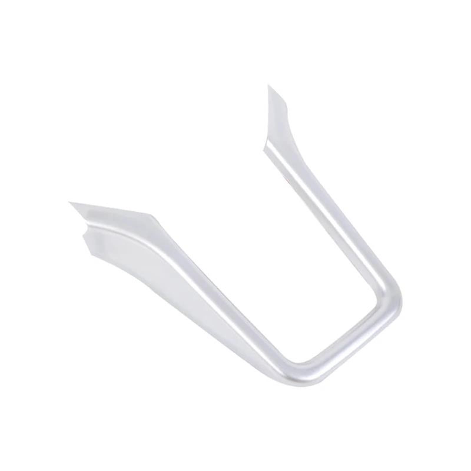 for Porsche for Cayenne 2011-2017 Car Center Console Decorative Frame Sticker Auto Parts(Silver)