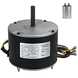45210 Condenser Fan Motor, 1/5 HP 825 RPM 208-230V AC Condenser Fan Motor Replacement for Carrier Bryant Payne HC37GE210, HC37GE210A, 3S003, 5KCP39GFY917S 5KCP39GFS166S, 6DLL2, 51-23055-12, 622080
