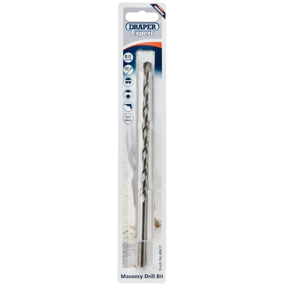 Draper 40617 Masonry Drill Bit 8 x 200mm
