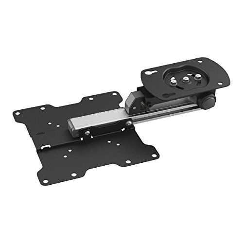Installerparts Folding Tv Ceiling Mount - For 17 To 37 Inch Flat Screen Display And Monitor Of Up To 44 Pounds, Adjustable Flip Down And Swivel Angle, Vesa 75X75 Mm To 200X200 Mm, Black Tv Mount #TOP2