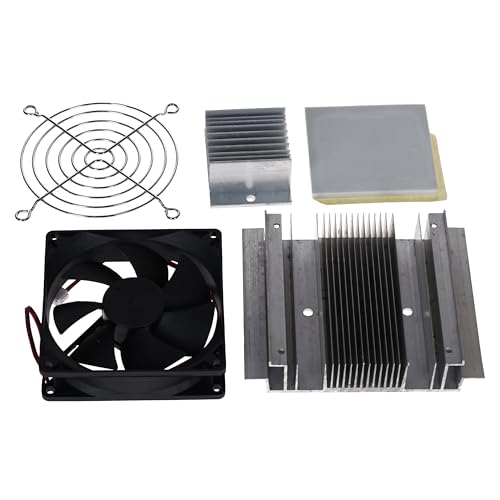 AZDelivery Cooling Kit für Peltier-Elemente – Kühlkörper & Lüfter-Set für thermoelektrische Kühlung – Aluminium-Heatsinks, 12V Lüfter, Zubehör für DIY-Projekte