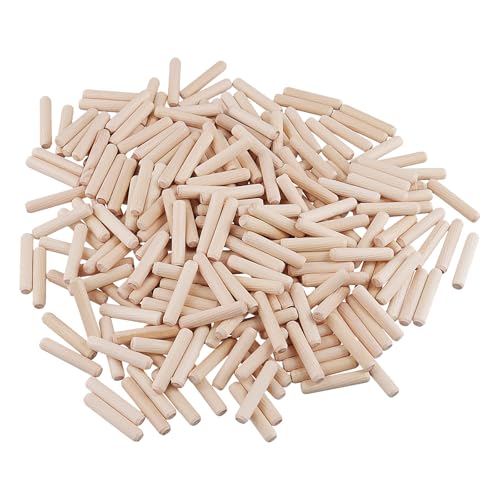 PUCSIQ 1000 Stück Holzdübel, 8 x 40 mm Dübel Holz mit...