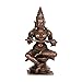 ARTVARKO Copper Annapurna Devi Idol Handmade Copper Tamba Goddess of Food Anapurna Devi Murti Statue (350 Gram,4 Inch), Standard