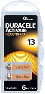 Duracell Activair 13 Baterie do Aparatów Słuchowych, 60 Sztuk