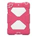 Aceguarder global design **NEW** products iPad mini 1&2&3 case snowproof waterproof dirtproof shockproof cover case with stand Super protection for kids Outdoor adventure sports tourism Gifts Outdoor Carabiner + whistle + handwritten touch pen (ACEGUARDER brand) (Pink/White)