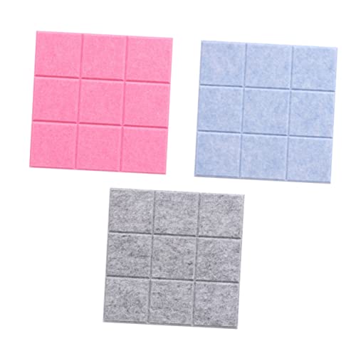 NUOBESTY 3 Piezas Tablero De Fieltro Jiugongge Neón Luces Pruebas Póster Cartel De Marquesina Tablero De Anuncios Sintió Ocupado Tablones De Anuncios Mostrar Tablero De Visión Para Pared