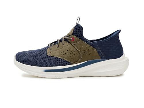 Image of Skechers Men's Slade - Caster | Casual, Slip-ins, Relaxed Fit, Air-Cooled Memory Foam, Goga Mat Arch