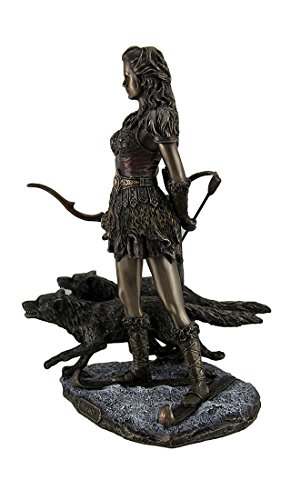 Estatua de Skadi Diosa Nórdica de Invierno y Montañas miniatura 3