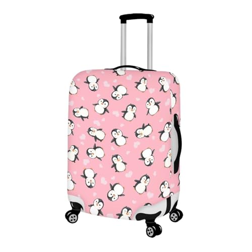 Cute Penguins Print Suitcase Cover 32",Suitcase Cover Protector 18-32inch,Luggage Cover,Printed Luggage Case,Luggage Sleeve,Carry on Luggage Cover for Girls,Gift for Boys Girls2