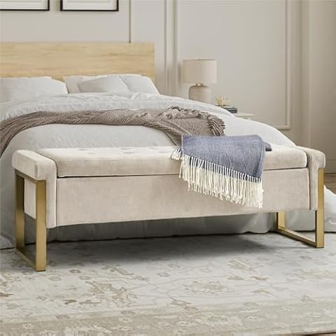 EcoHarbor Storage Ottoman Bench Cover