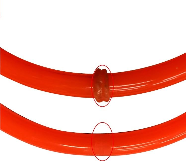 5 m/szt. Czerwony gładki poliuretanowy przenośnik taśmowy PU okrągły pasek pasek napędowy średnica 2 mm /3 mm /4 mm/5 mm /6 mm/ 7 mm/ 8 mm/10 mm /15 mm grubości (rozmiar: 5M, kolor: 20mm)