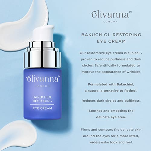 Bakuchiol Restoring Eye Cream by Olivanna for Women - 0.5 oz Cream, Cranberry, 14.17 g (Pack of 1) - Image 2