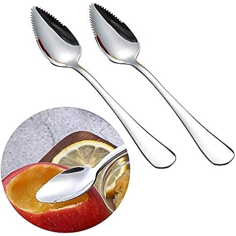 Cucharas de Pomelo de Acero Inoxidable Pulido Cover