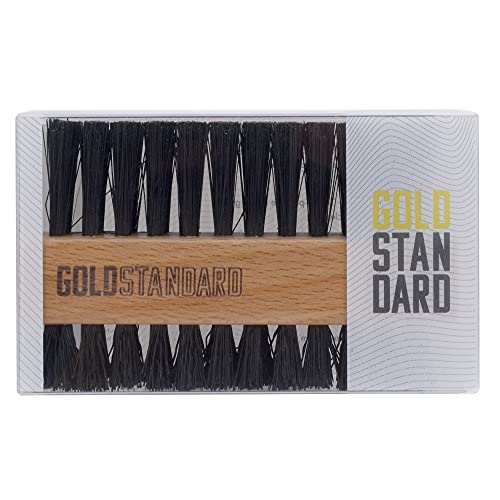 Gold Standard Shoe Brush Cleaner | Premium Double Sided – Soft And Hard Bristle Soft Shoe Cleaning Brush | Shoe Brushes For Cleaning – Effectively Cleans All Materials – Leather, Mesh, Canvas, Suede #TOP6