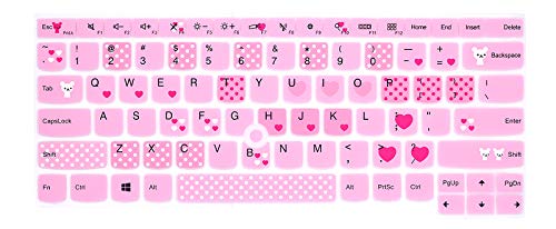 WYGCH Silicone Keyboard Cover for Lenovo IdeaPad ThinkPad E430,E430C,E435,E330,E335,E445,E435,S430,L330,T430U Protector Skin-Lovely Bear