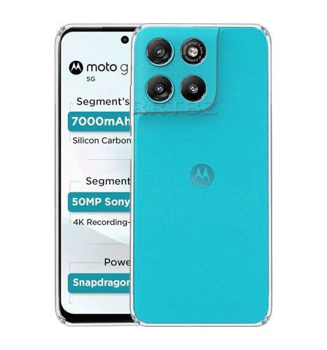 Image of Soft Silicone TPU Back Cover Compatible with Motorola Moto G67 Power 5G