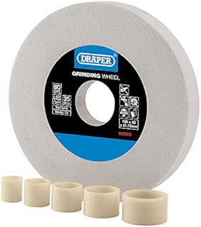 Draper 99569 Aluminium Oxide Bench Grinding Wheel 80G (150mm x 20mm)