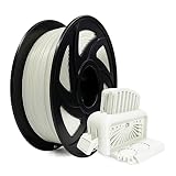Imprimante 3D PLA Pro (PLA+) Filament 1,75 mm, résistance à la chaleur et résistance aux chocs supérieures. Haute Précision, Elting Point 190~220℃, Par volume 1KG 1.75mm, Blanc