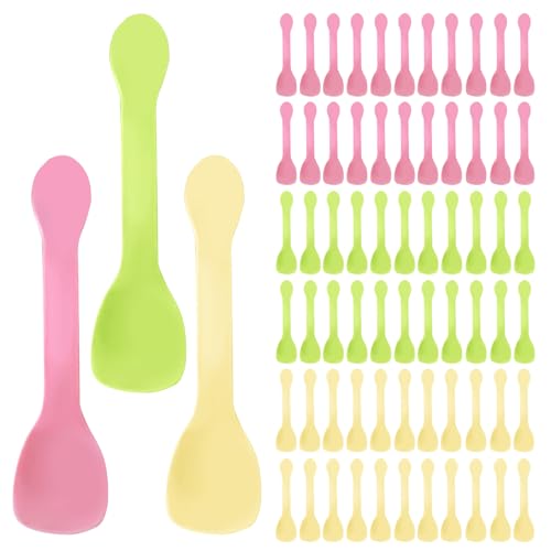 Mini Cuillères De Dégustation Réutilisables, 150 Pièces Réutilisables Cui-llères De Dégustation Petites Cuillères À Dessert Reusable Bonbons...