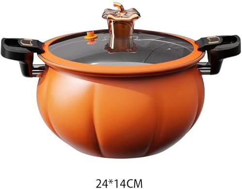 Miniatura 2 de Leadigol Olla de micro presión antiadherente 5L Multifuncional Olla de sopa de calabaza olla de esmalte doméstico Cocina de inducción Cocina de