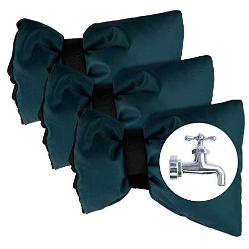 WXJ13 Lot de 3 housses isolées pour robinet extérieur extérieur pour robinet de jardin pour le gel d'hiver Protection imperméable Cover