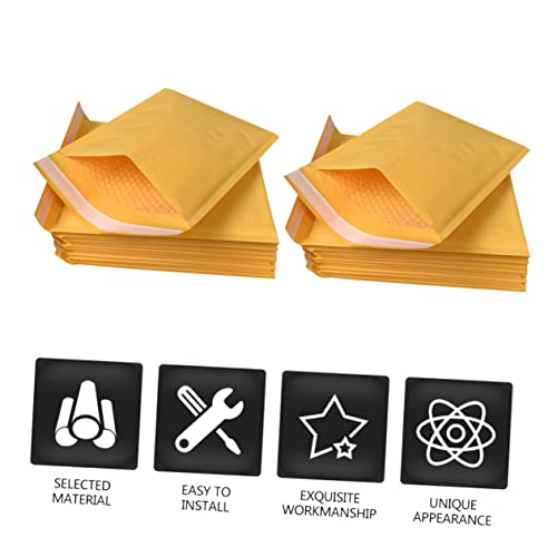 TEHAUX 50 Peças Saco De Envelope Bolha Poli Bolha Envio Postal Mailers Acolchoados Bolha Mailers Env