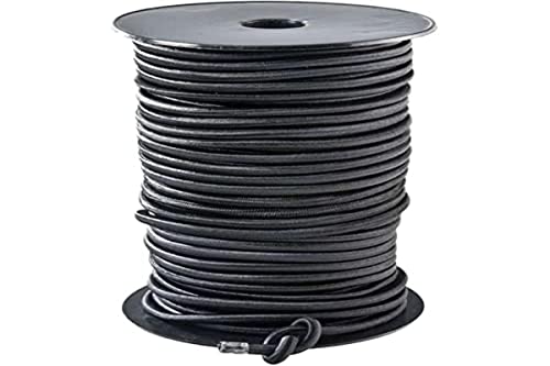 WERKA PRO - 10951 - Tendeur élastique - Stabilisé aux UV - Gainage nylon tressé - Ø 8 mm x 20 m - Noir