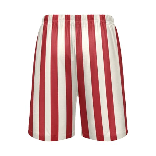 Pajama Shorts for Men with Pockets Usa Vintage American Flag Mens Pajama Bottoms Soft Lounge Sleepwear4