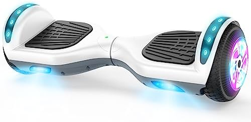 LIEAGLE Hoverboard, 6.5" Self Balancing Scooter Hover Board with Wheels LED Lights for Kids Adults
