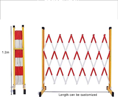 Barrera de Seguridad portátil Teles Traffic Bcade para cercas de accesos Exteriores con Ruedas, Resistente, fácil de Instalar, Ideal para Eventos, Obras de construcción y