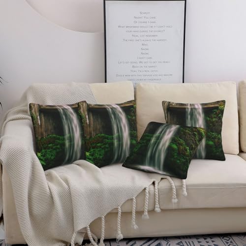 Housses de coussin de qualité supérieure au design géométrique cascade pour canapé chic